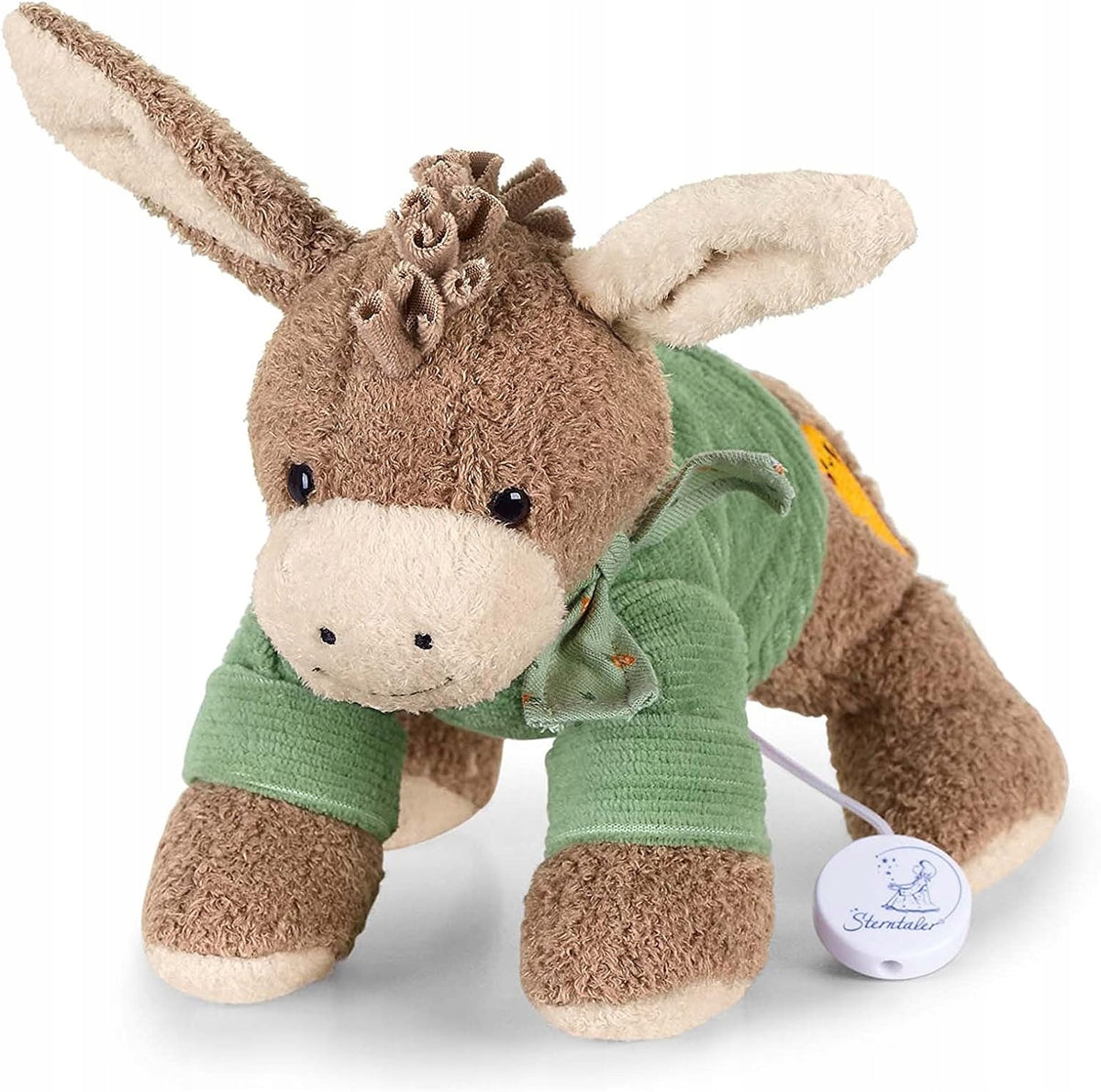 STERNTALER Âne Emmilius DOUDOU avec BOÎTE À MUSIQUE 20 cm