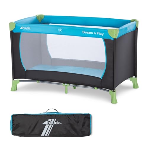 Hauck Dream N Play rejseseng Waterblue 120 x 60 cm
