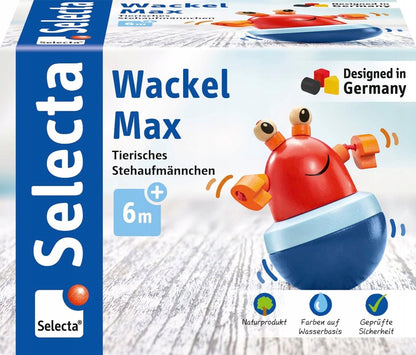 SELECTA Felboríthatatlan fa játék KRÁB 10 cm