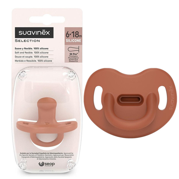SUAVINEX SELECTION SX PRO szilikon cumi 6–18 hónap