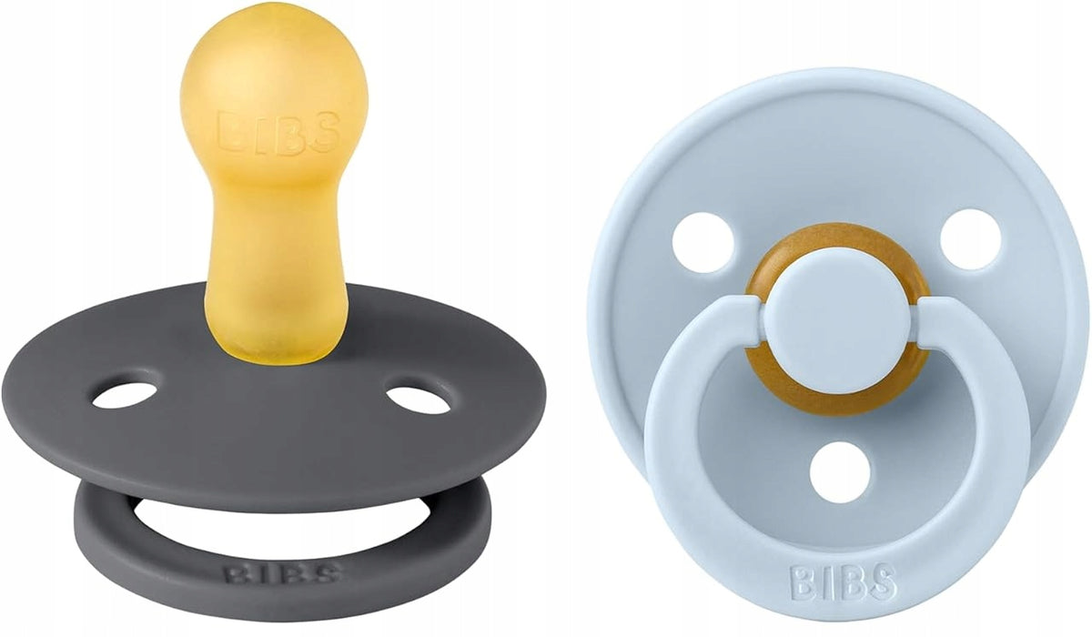 BIBS COLOUR sucettes apaisantes 2-pack caoutchouc 6mois+