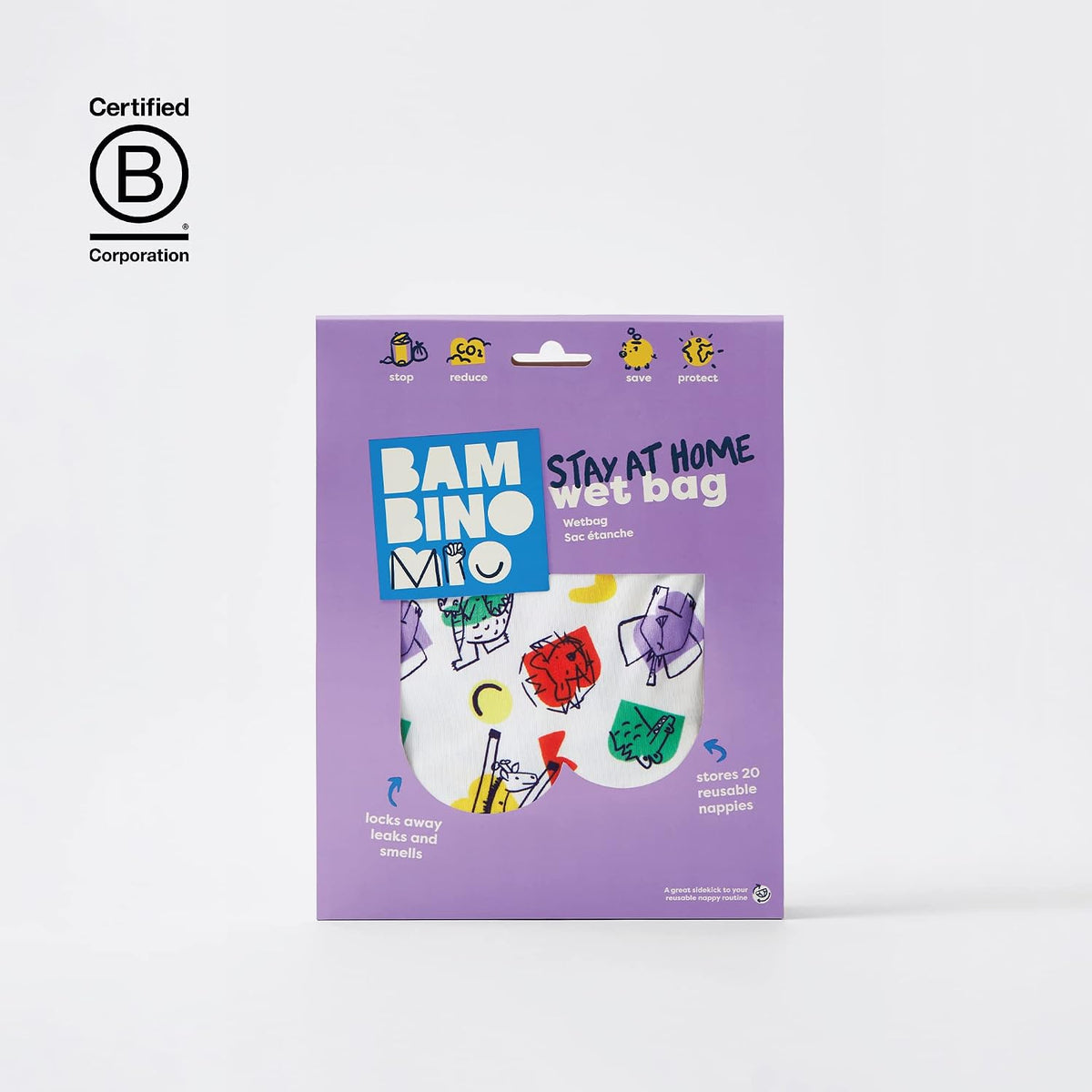 BAMBINO MIO stor wetbag til våde bleer