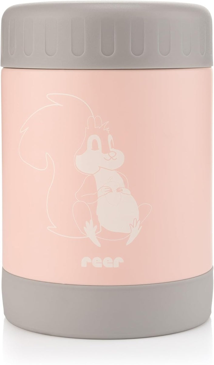 REER ColourDesign stainless steel food thermos SQUIRREL 300 ml