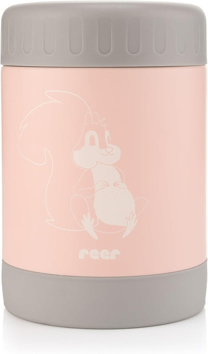 REER ColourDesign stainless steel food thermos SQUIRREL 300 ml