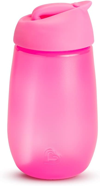 MUNCHKIN Simple Clean kubek niekapek ze słomką  12 m+ 296 ml