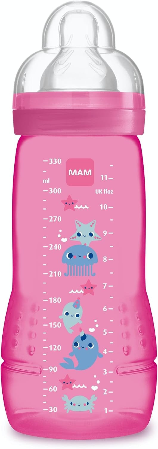 MAM Easy Active láhev 330 ml, savička 3, 4 m+ Mořská