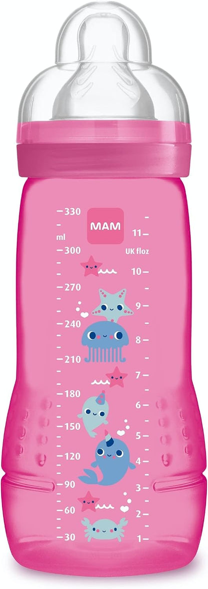 MAM Easy Active flaske 330 ml 4 m+ sut 3 HAVDYR