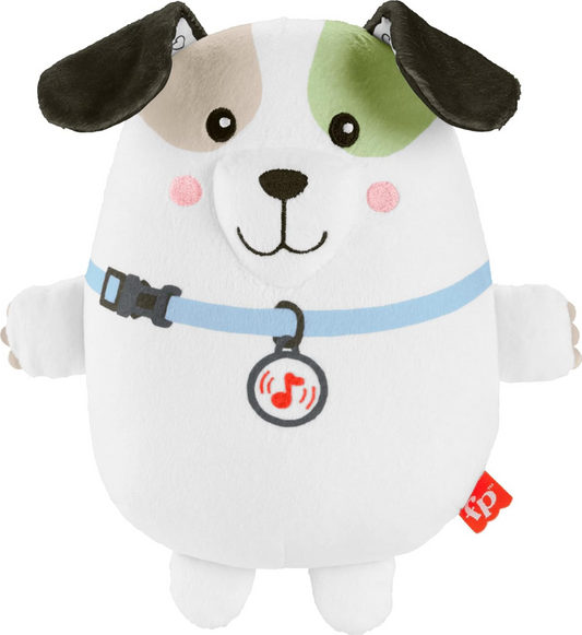 FISHER-PRICE Snuga Puppy Kuscheltier mit Melodien und Vibrationen HUND 18 cm
