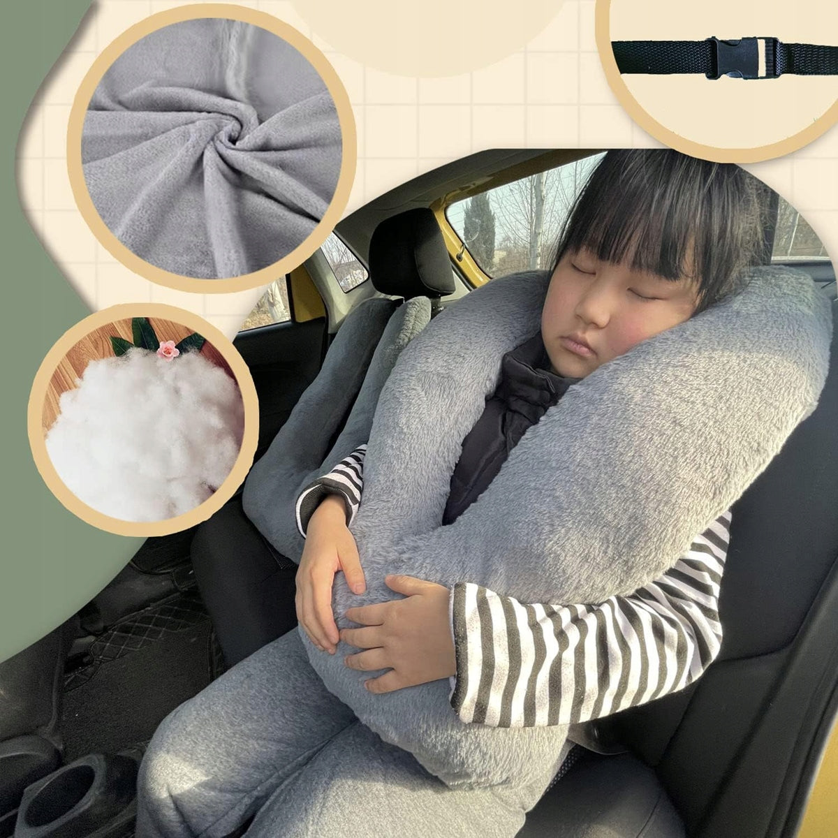 STRIKE IRON coussin appui-tête de voyage