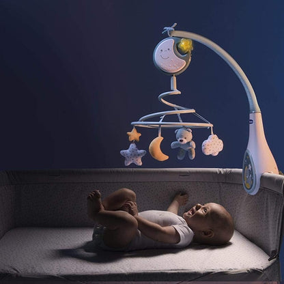 CHICCO Next2Dreams 2en1 carrousel avec mélodies et veilleuse OURS