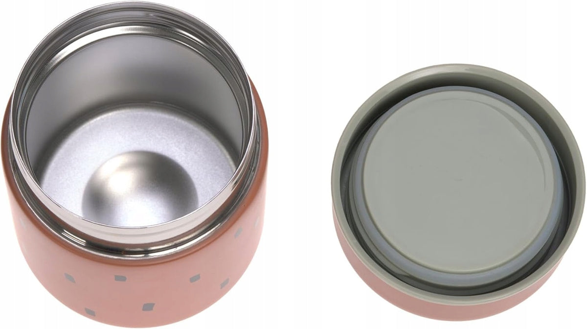 LASSIG Food Jar Happy Prints MADTERMOKANDE i rustfrit stål 350 ml