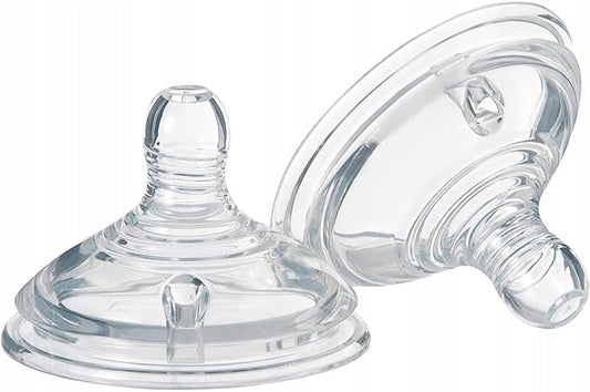 TOMMEE TIPPEE tetină pentru biberon CLOSER TO NATURE 3luni+ x2