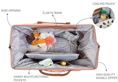CHILDHOME Mommy Bag pusletaske til mor med pusleunderlag