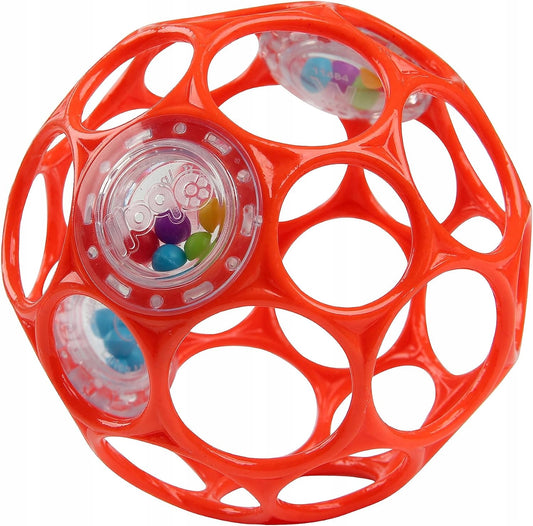 BRIGHT STARTS Oball Rattle bidering med gribefunktion og rangler 10 cm