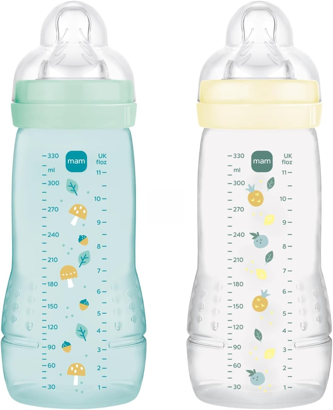 MAM Easy Active set de biberoane 2x 330 ml 6 m+ tetină 4 debit foarte rapid