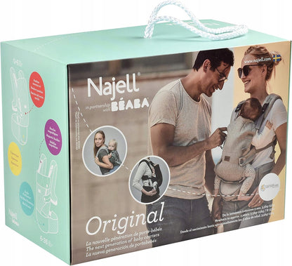 BEABA NAJELL Active Mesh nosidełko ergonomiczne z pasem biodrowym