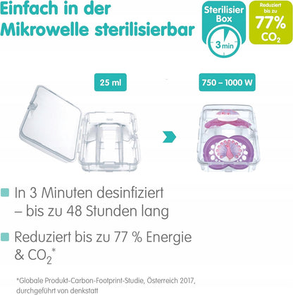 MAM ORIGINAL nyugtató cumi, 2 db, 0–6 hónap