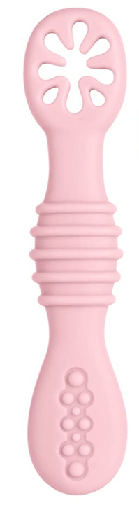 VICLOON Sticky Spoon szilikon kanál 2,5 10 db cm 4 hónap+ rózsaszín