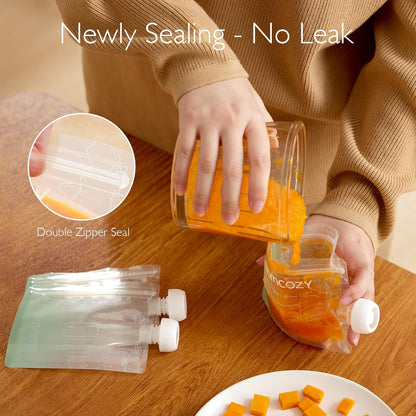 MOMCOZY saszetki tubki na przeciery musy 10szt 200ml