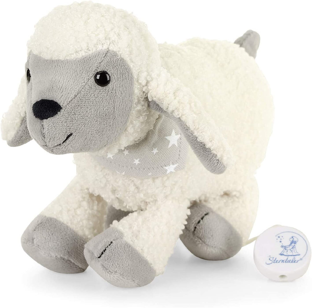 STERNTALER schaap met speeldoosje 18 x 15 cm "N