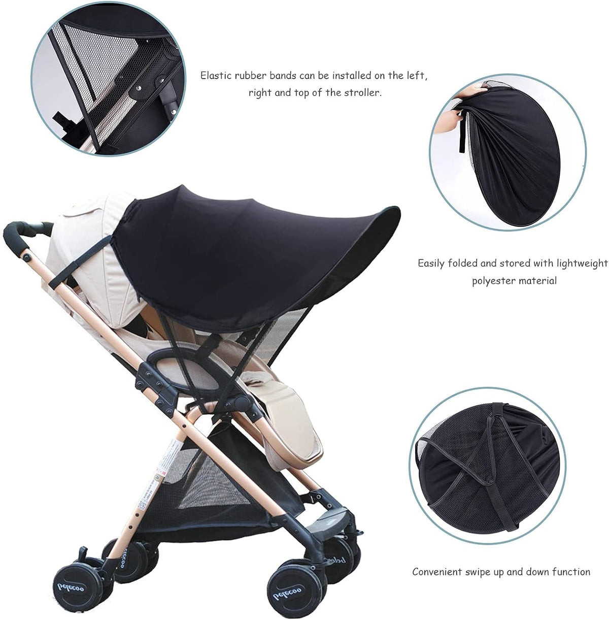 BAYINBROOK sunshade, stroller canopy