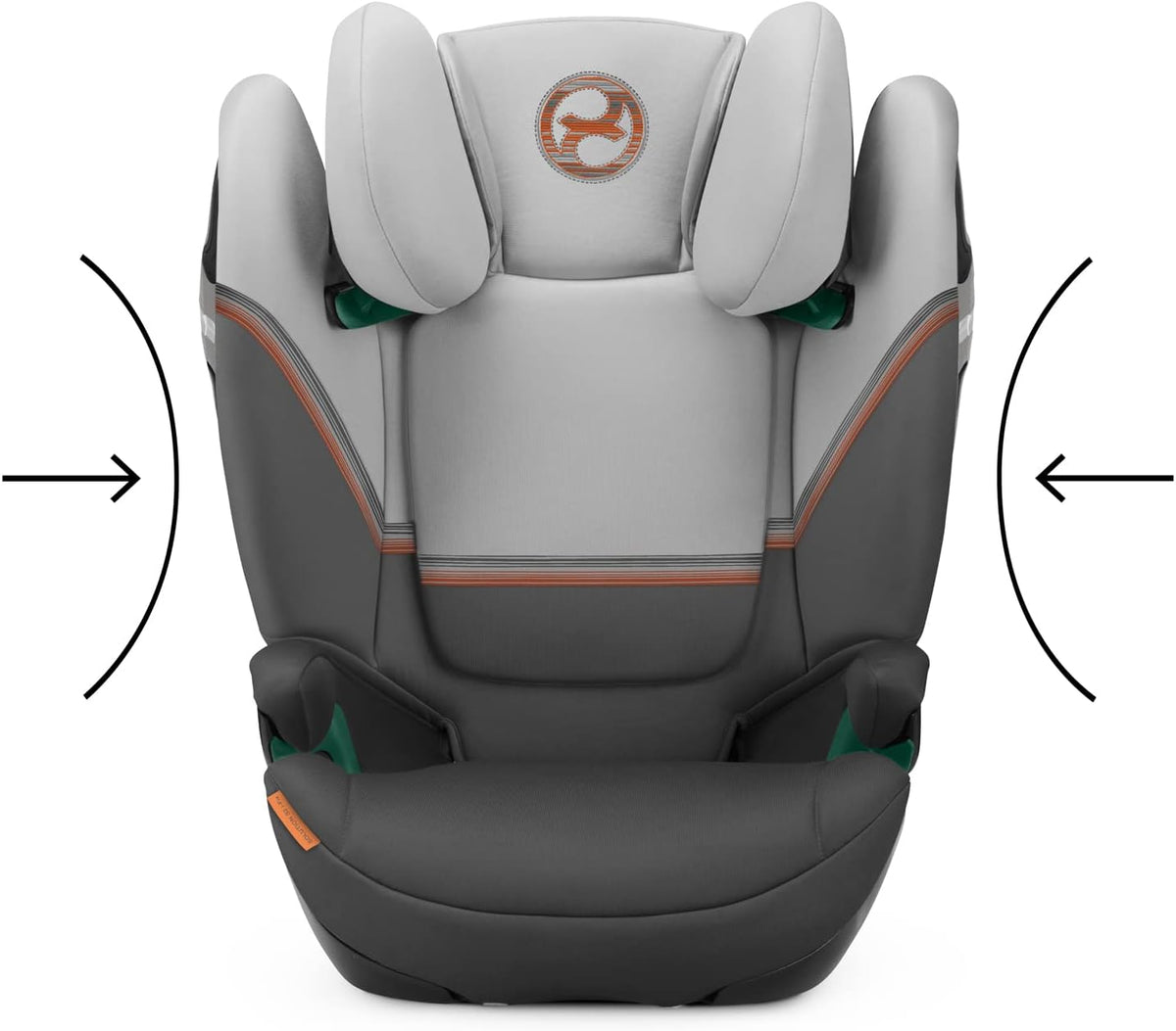 Cybex Solution S2 i-Fix fotelik samochodowy 100-150cm / 15-50kg, Lava Grey z ochroną boczną L.S.P.