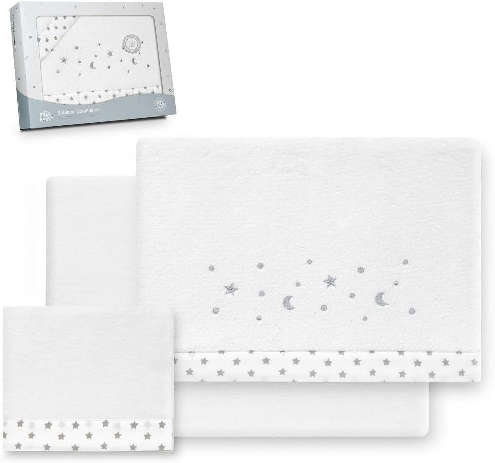 INTERBABY sengesæt til tremmeseng 60x120 cm Coralina