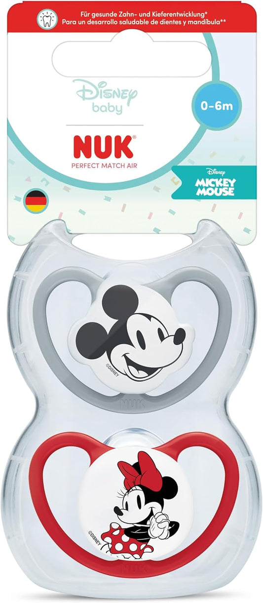 NUK Perfect Match Air Schnuller 0-6m x2 DISNEY
