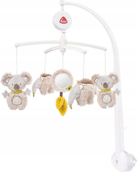 FEHN Australia KARUZELA do łóżeczka z koalami, muzyczna, 0-5 m, wielokolorowa, 65 cm