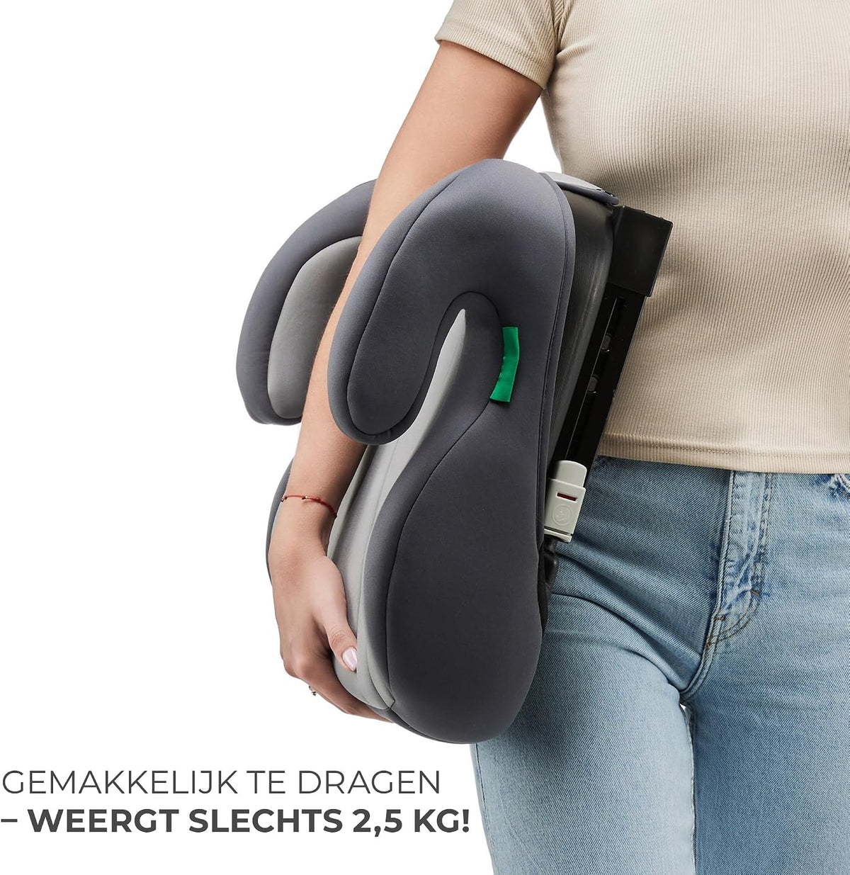 Kinderkraft I-BOOST podstawka samochodowa 135-150 cm, lekka, łatwa do przenoszenia podstawka dla dziecka