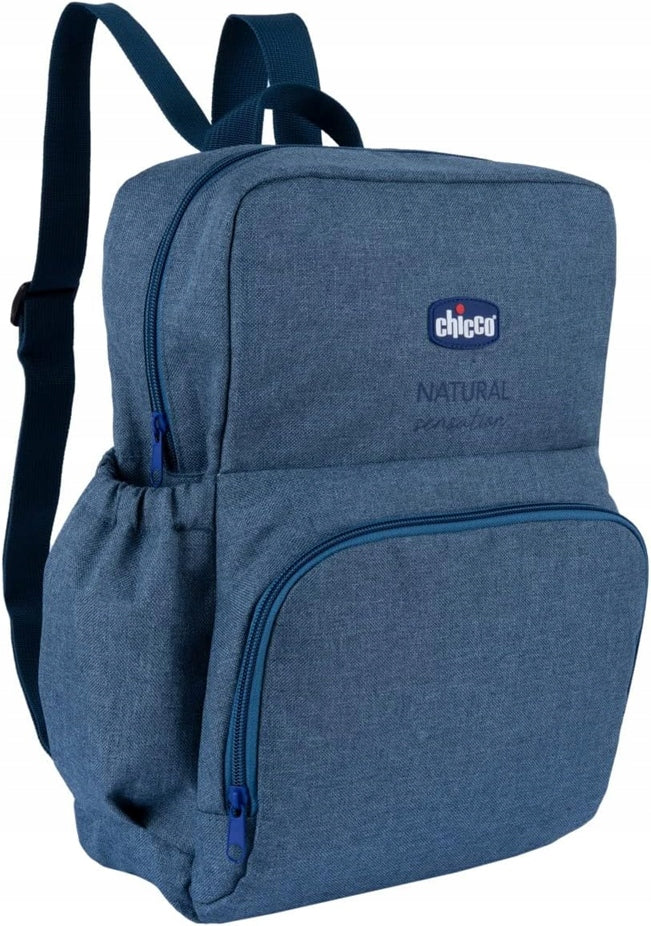CHICCO Naturalbackpack, nappy bag and accessoriescolour bluewidth approx. 28 cm, length approx. 38 cmmaterial