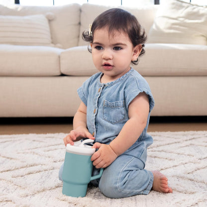 INFANTINO My 1st Tumbler silikonekop med drikketud 266 ml 6 m+