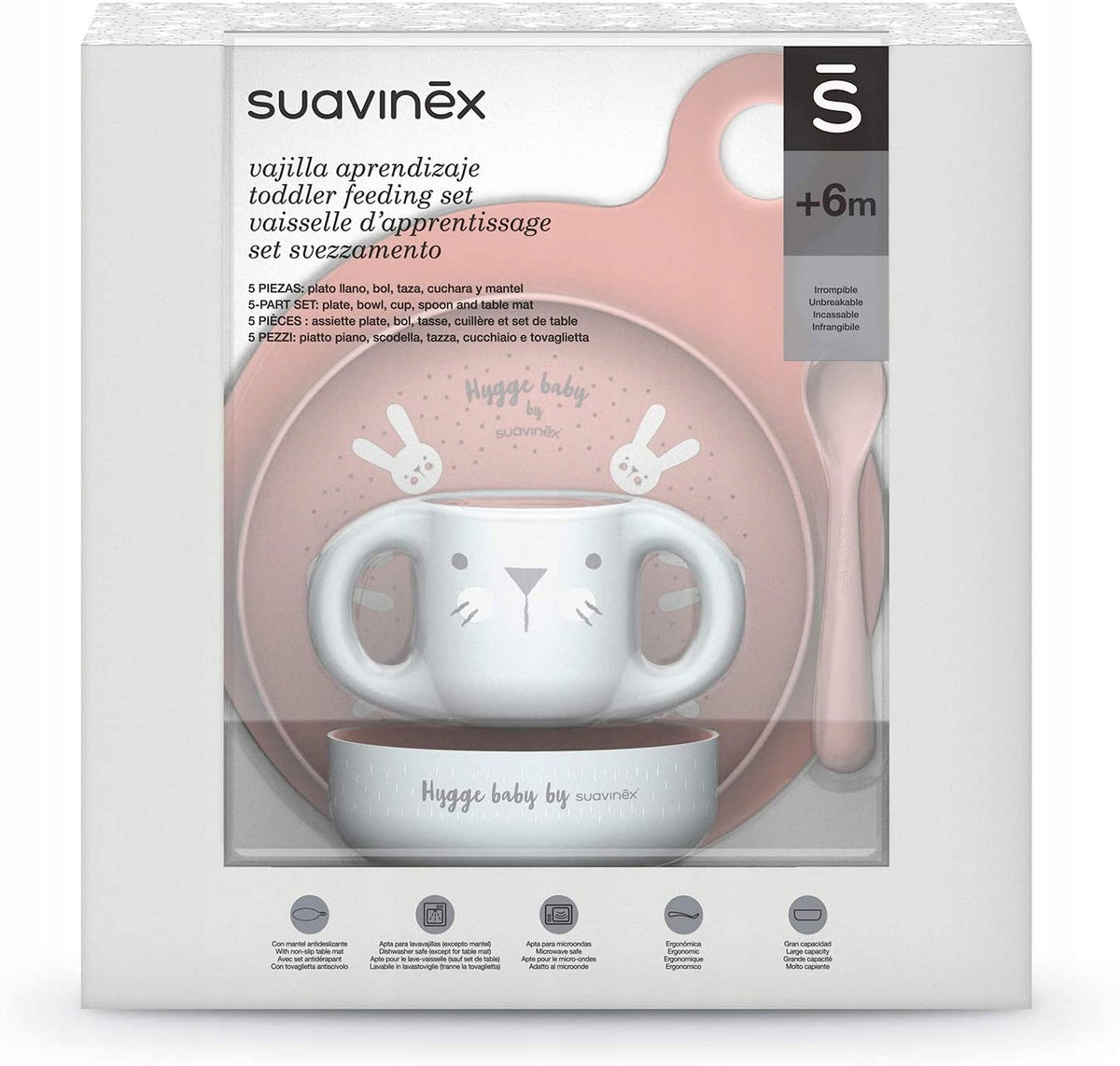 SUAVINEX 5-delige serviesset HYGGE vanaf 6 mnd.