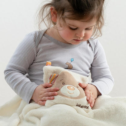 Fehn Rainbow Teddy kirsebærstensvarmepude 16 cm