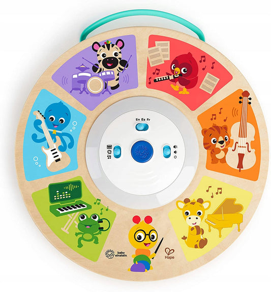 HAPE Magic Touch drewniana symfonia dotykowa, kolorowa zabawka muzyczna dla dzieci 6 m+, 120 melodii