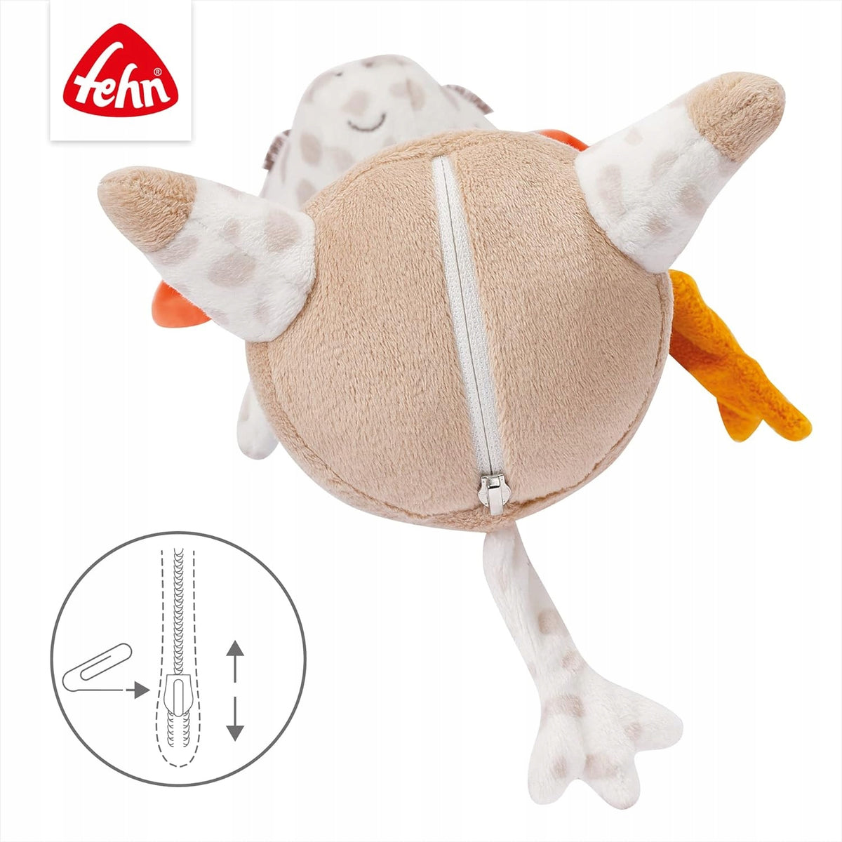 FEHN lampă de veghe pluș girafă 27cm GUTE NACHT