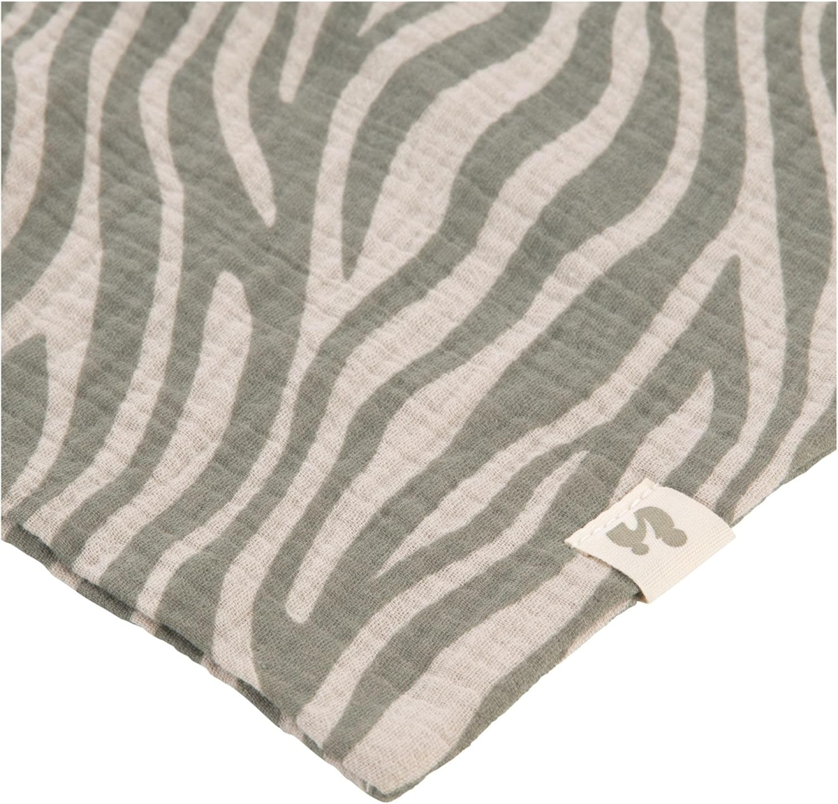 HAUCK Cuddle N Play muszlin komfort takaró plüss 25 25 db cm ZEBRA SAGE