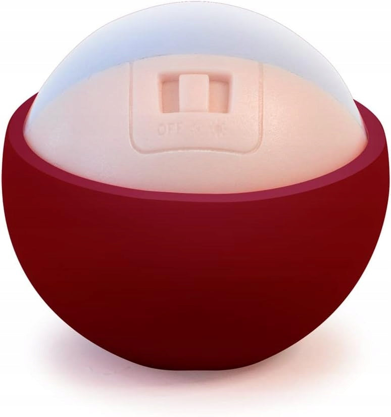 PABOBO Little Moon przenośna lampka nocna LED 6,5 cm różowo-bordowa, akumulatorowa lampka z czujnikiem