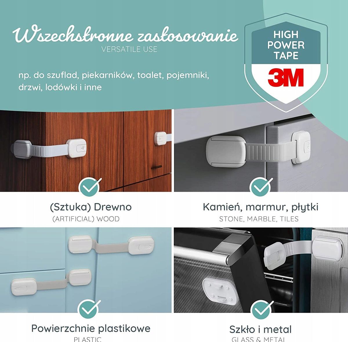 BEARTOP beveiliging voor kastjes en laden x1