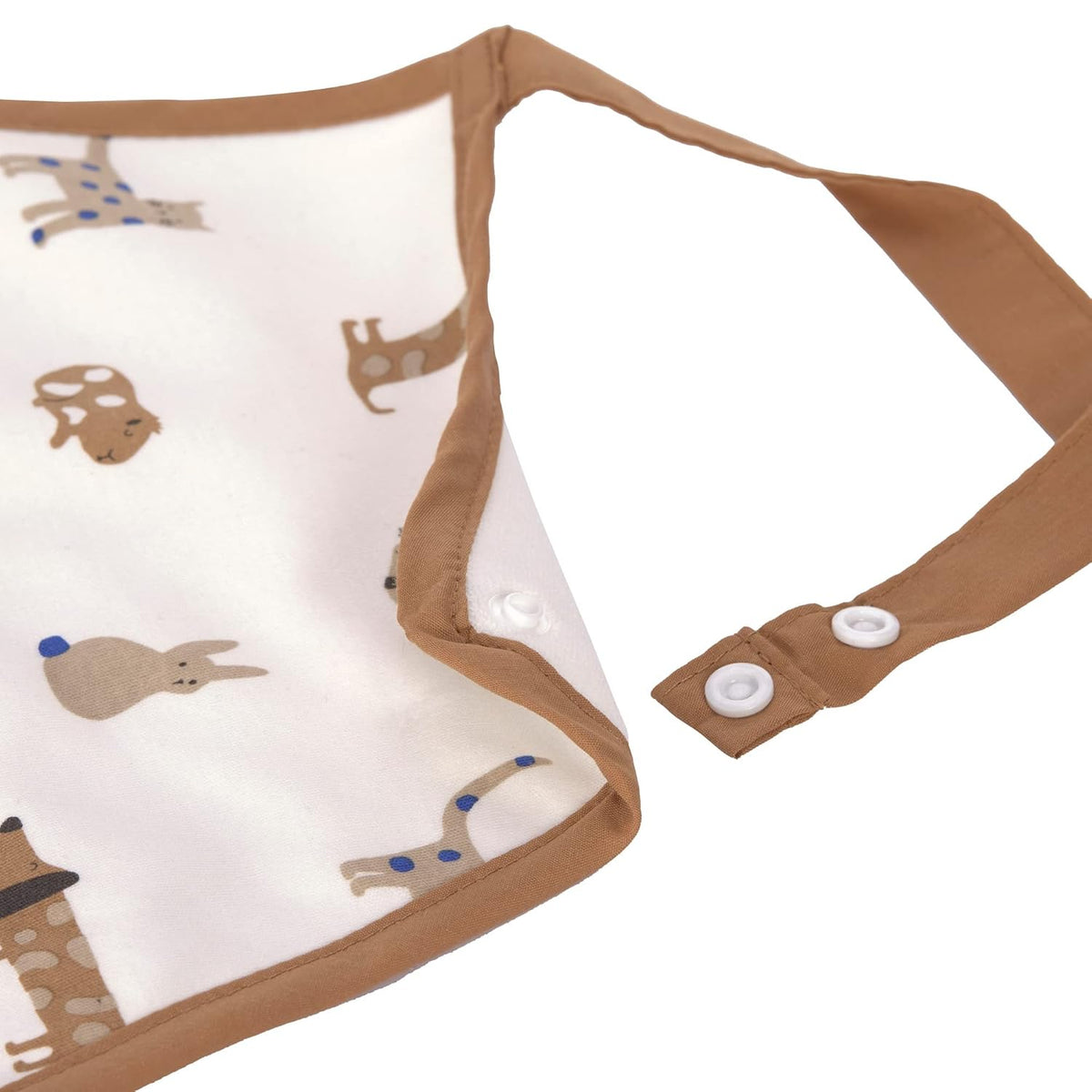 LASSIG cotton bib with Velcro fastening