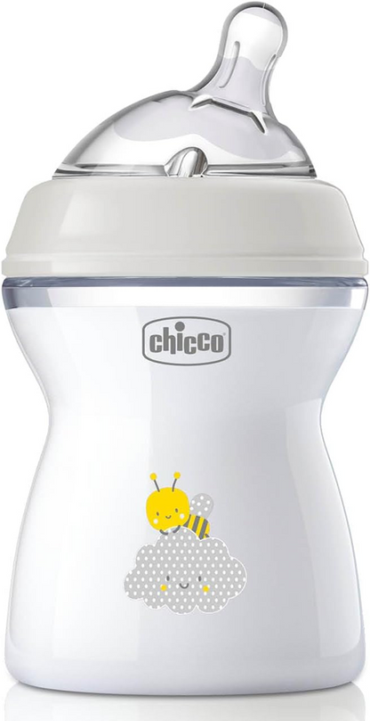 CHICCO NaturalFeeling cumisüveg 250 ml 2 hónap+ közepes folyás