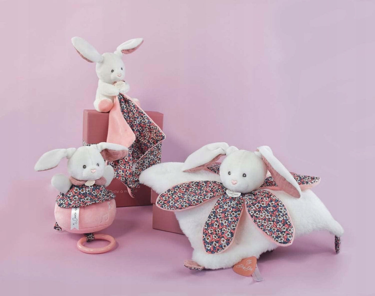 DOUDOU et COMPAGNE komforter przytulanka z kocykiem 27cm