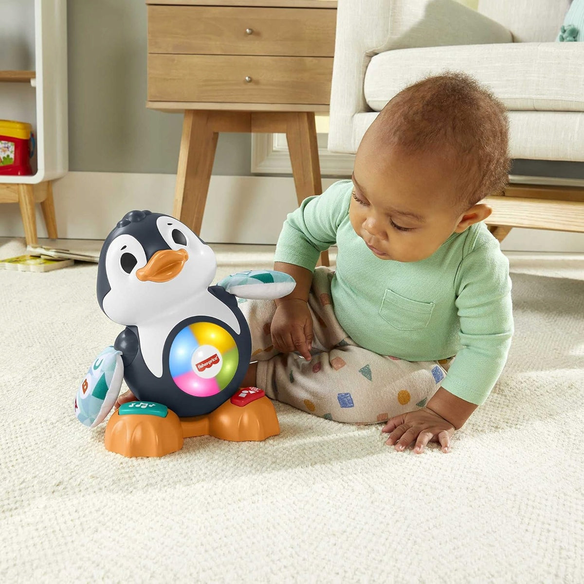FISHER-PRICE HCJ59 interaktywny PINGWIN język niemiecki