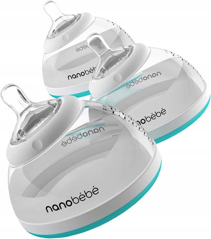 NANOBEBE conjunto de biberões 3 x 240