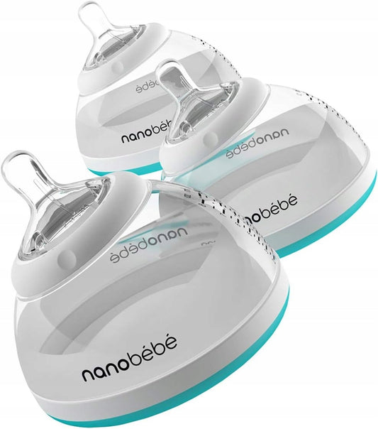 Set de biberoane NANOBEBE 3 x 240