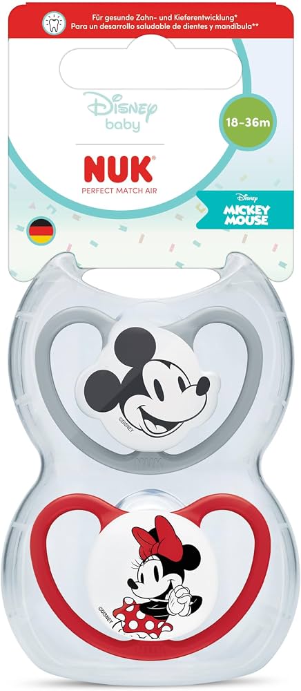 NUK Perfect Match Air Schnuller 18-36 Monate x2 DISNEY