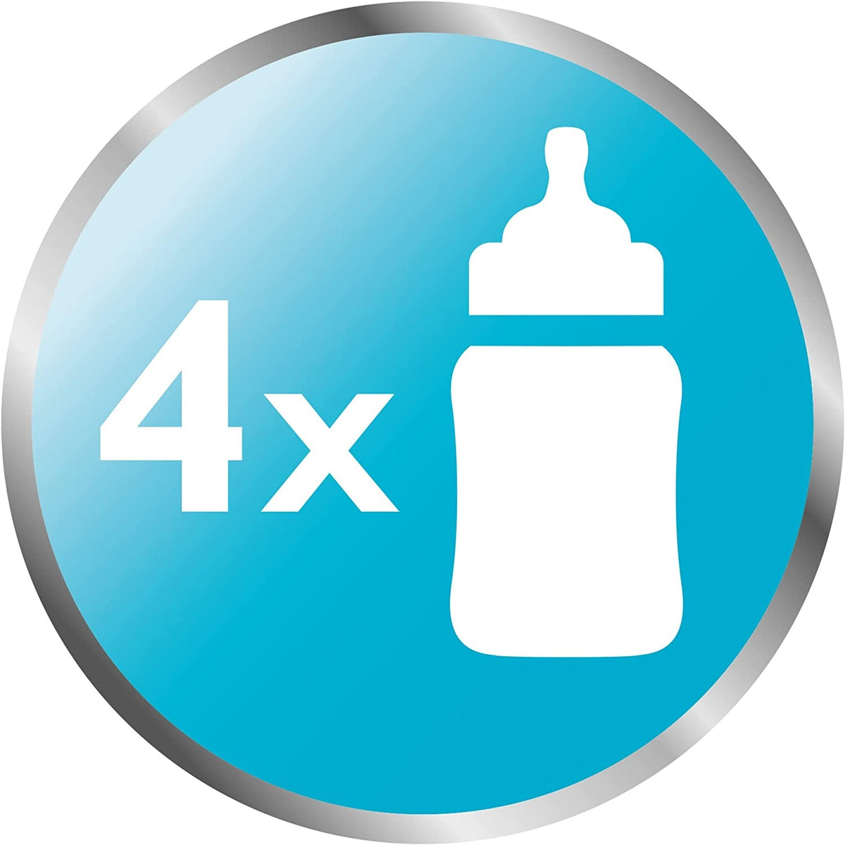 PHILIPS AVENT sterylizator mikrofalowy SCF281/02, 4x butelki, biały, używany, z szczypcami