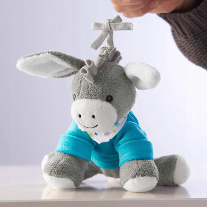 STERNTALER Măgărușul Erik jucărie de pluș cutie muzicală cu difuzor Bluetooth 20 cm
