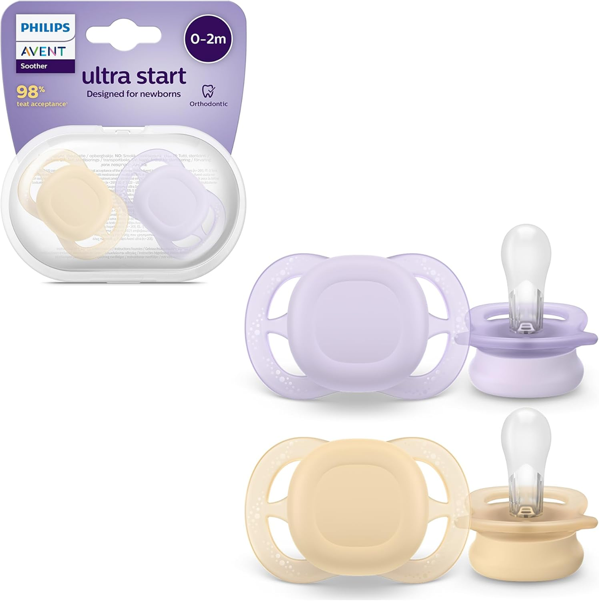 PHILIPS AVENT Ultra Start sutter x 2 0-2 mdr.