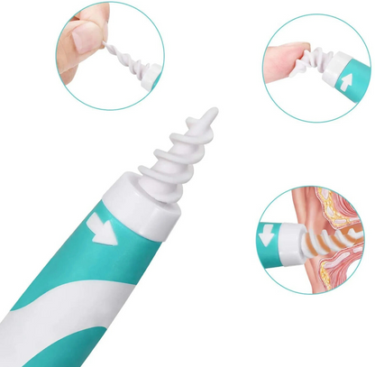 Q GRIPS appareil de nettoyage des oreilles + 14 embouts en silicone